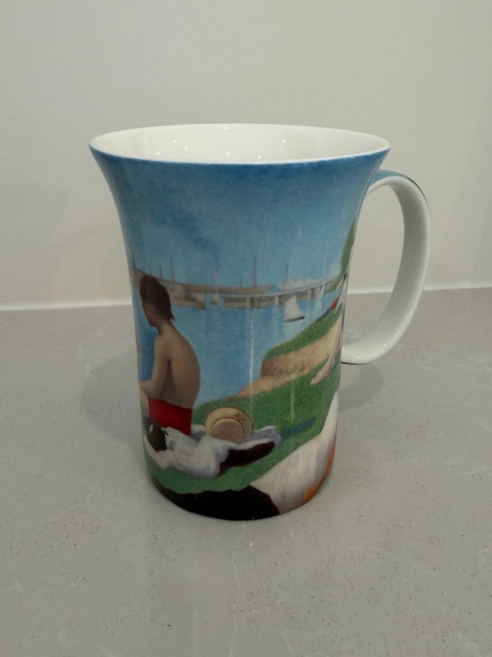 Georges Seurat "Bathers at Asnières" Fine Bone China Art Mug